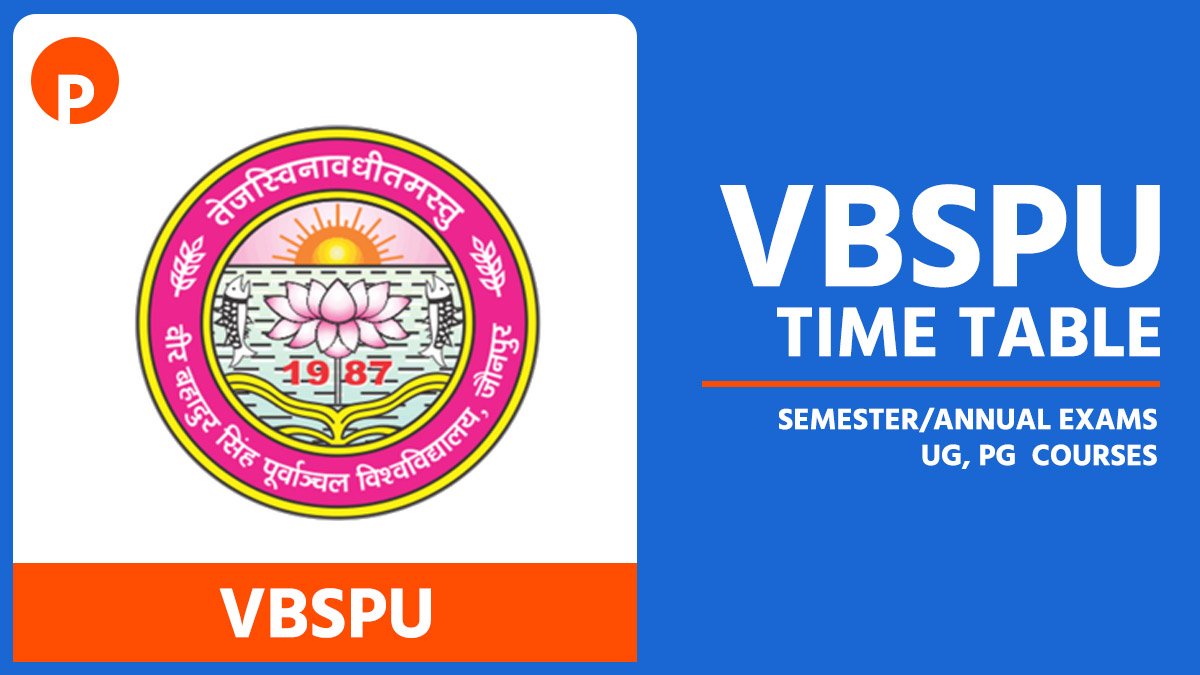 VBSPU Time Table