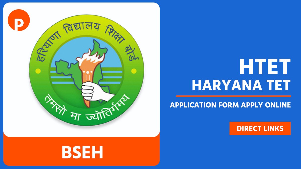 HTET 2026 Haryana TET Application Form Apply Online