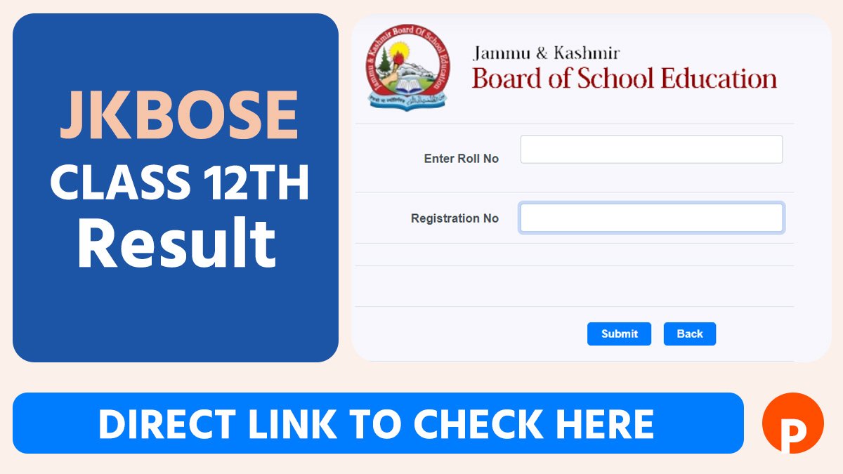JKBOSE Class 12th Result 2025 by Roll No at jkbose.nic.in, Toppers List with Name – Check Direct Result Link