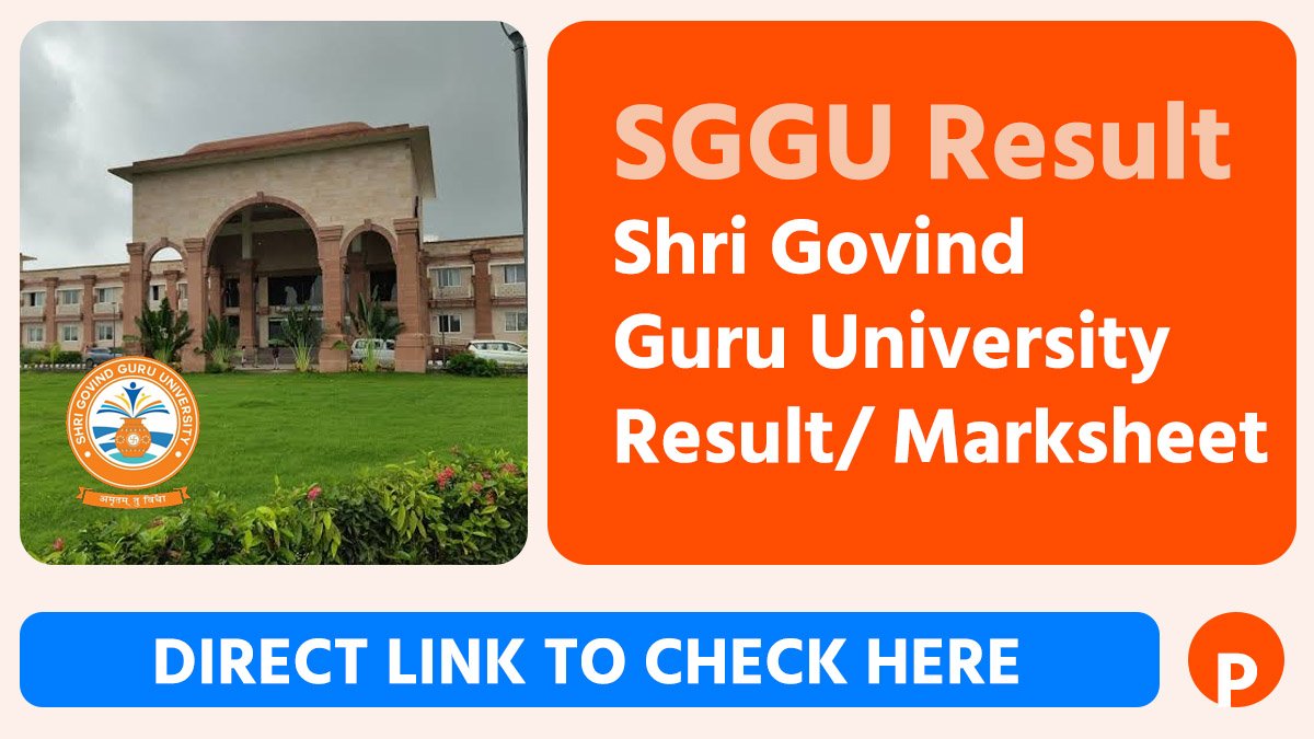 SGGU Result 2026 at sggu.ac.in, 1st Semester Result/ Marksheet PDF – Direct Link to Download