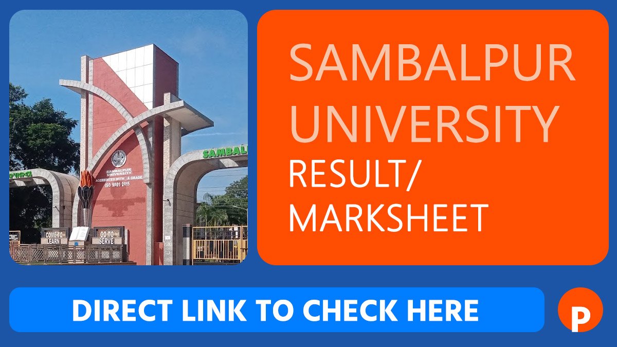 Sambalpur University Result 2026 at suniv.ac.in, 2nd Semester Result – Direct Link to Download
