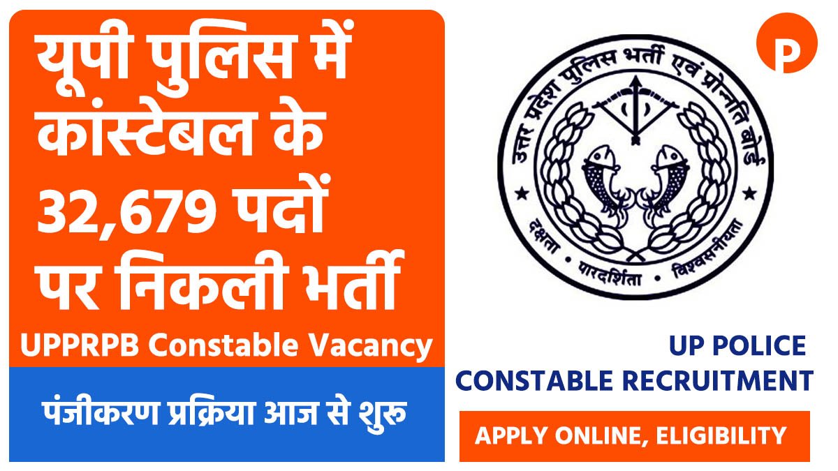 UP Police Constable Recruitment 2026, Online Apply for 32679 Posts